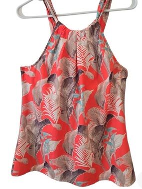 Tommy Bahama Coral Tropical Print Halter